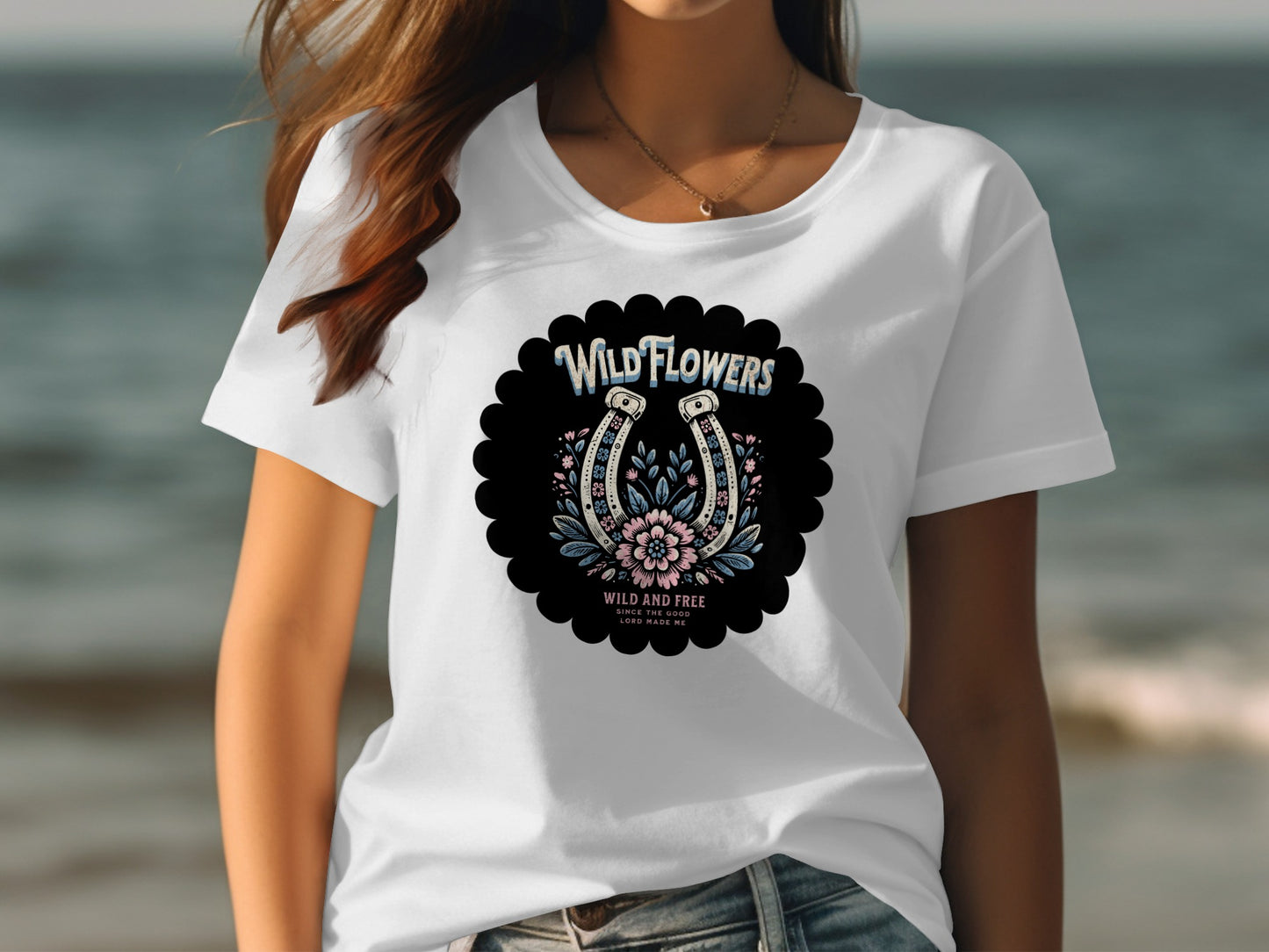 Wild Flowers Wild and Free Graphic Tee