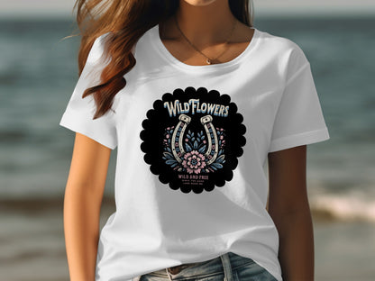 Wild Flowers Wild and Free Graphic Tee