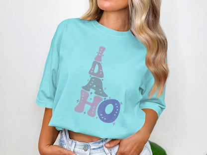 Creative Idaho Typography Tee Fashion Statement