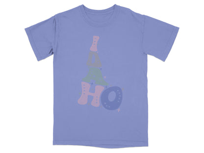 Idaho Typography Graphic Design Blue T-shirt