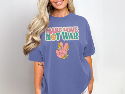Make Love Not War Graphic T-Shirt Product