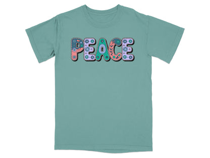 Peace Graphic Design Trendy Shirt