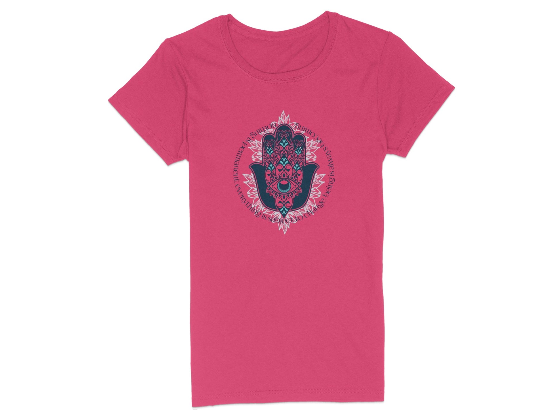 Artistic Hamsa Hand Design T-shirt Ideal for Stylish Looks