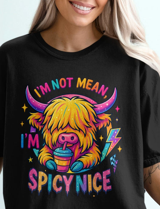 I'm Not Mean I'm Spicy Nice Shirt