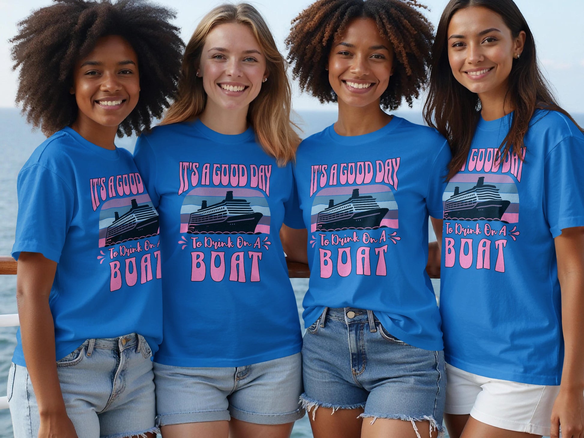 It's A Good Day to Drink on A Boat Graphic Tee