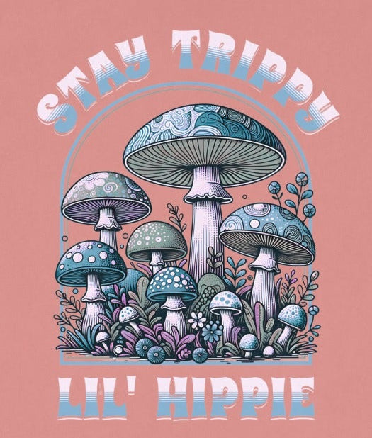 Stay Trippy Lil' Hippie Graphic T-Shirt Product