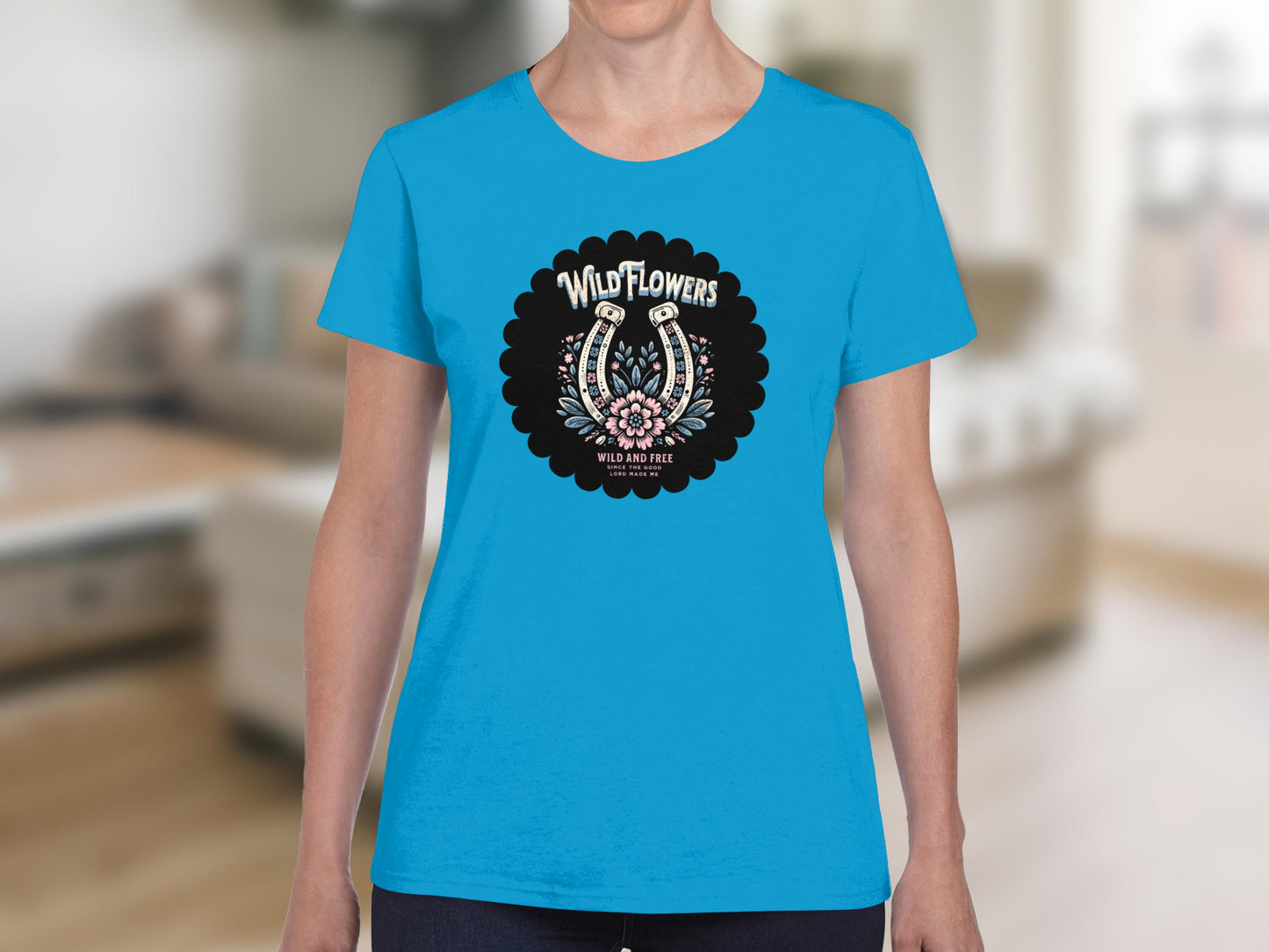 Wildflowers Wild And Free Graphic Tee Shirt