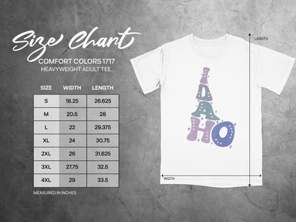 Idaho Graphic Design Heavyweight Adult Tee