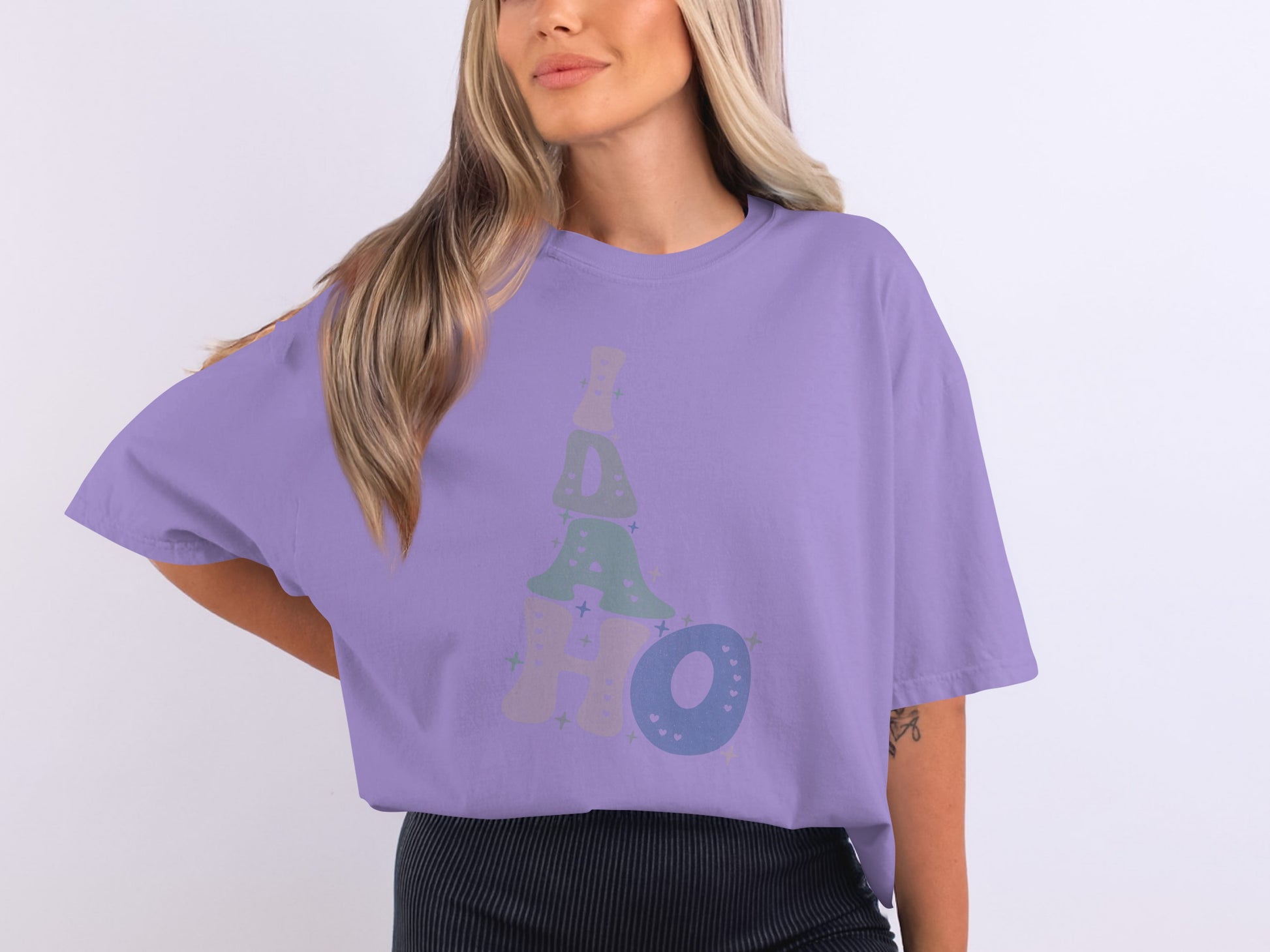 Idaho Graphic Tee Fun State Design Trendy Apparel