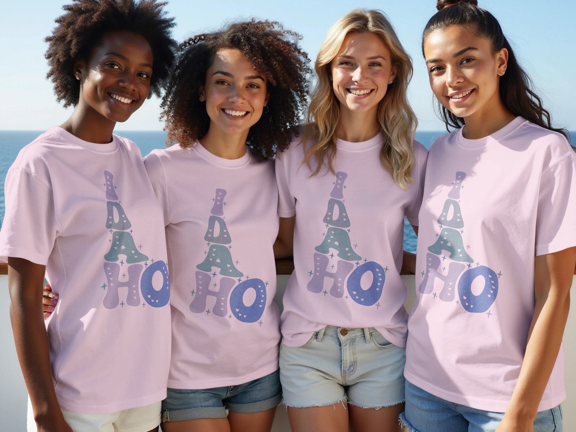 Trendy Idaho Graphic Tees Perfect for Group Outings