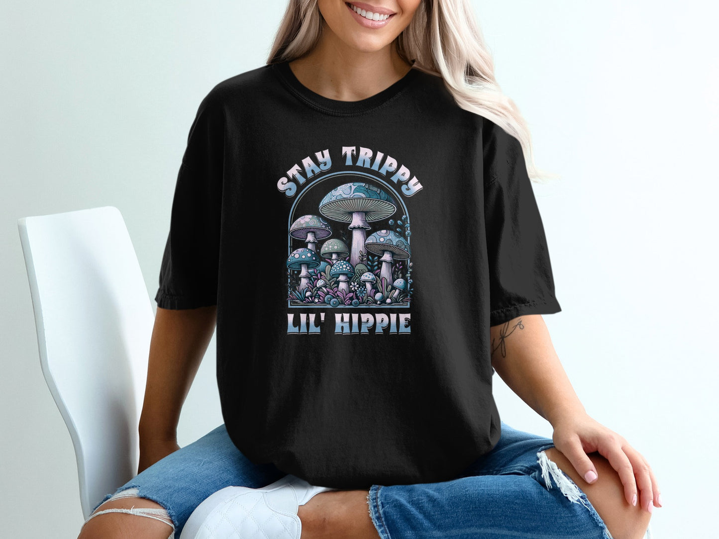 Stay Trippy Lil' Hippie Graphic T-Shirt Product