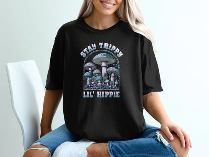 Stay Trippy Lil' Hippie Graphic T-Shirt Product